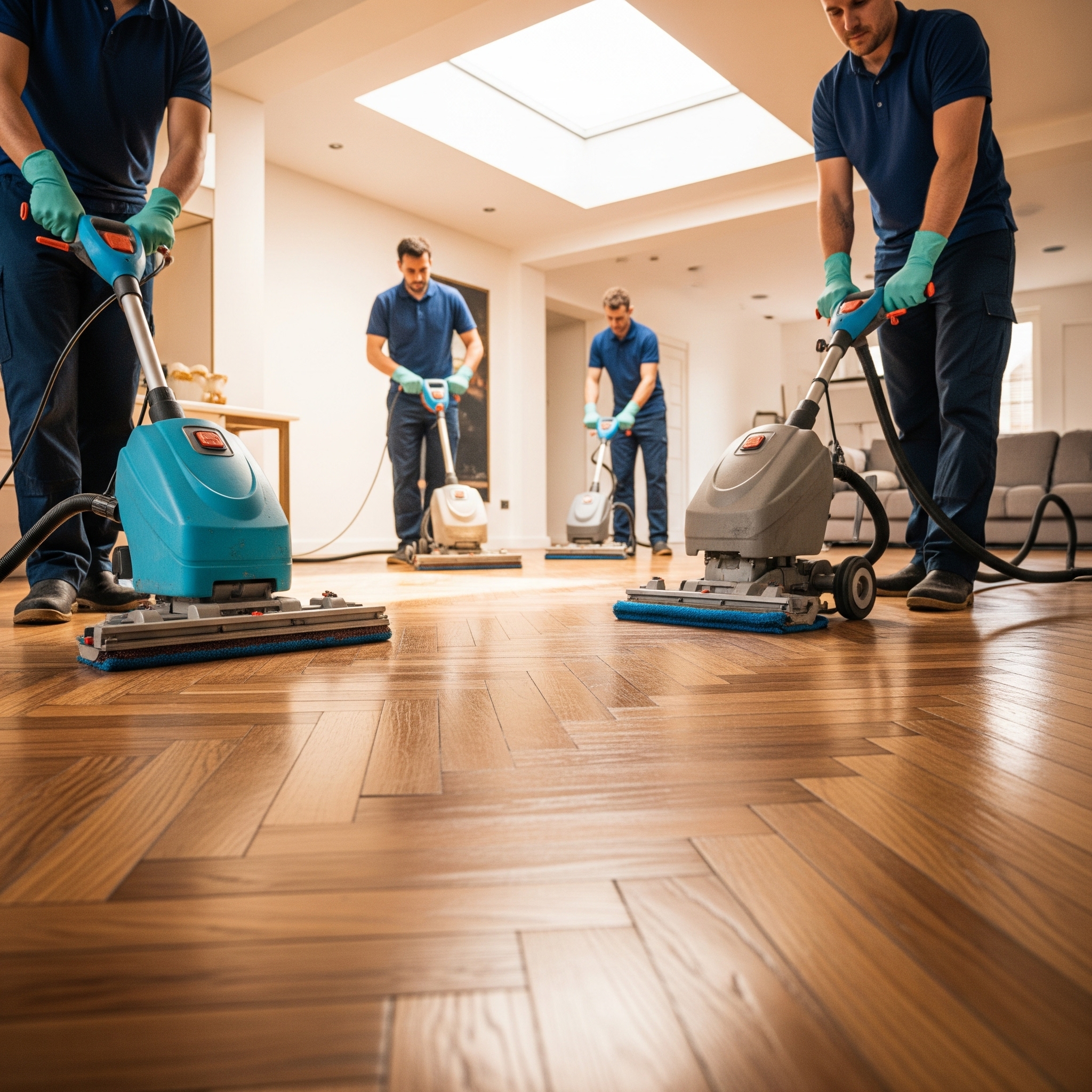 Pulizia professionale pavimenti in parquet a Genova.<br />
